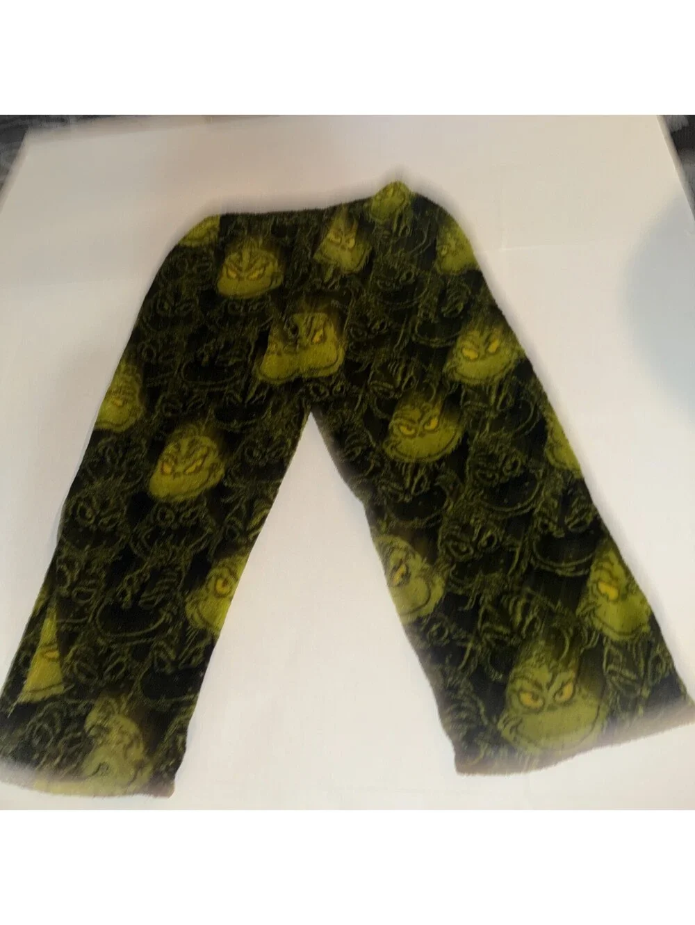 Green And Black Grinch Fleece Pants
